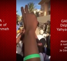 Vidéo-Exclusivité: Regardez le départ de Yahya Jammeh de State House pour se rendre à l'aéroport !