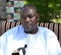 Le président Adama Barrow à cœur ouvert : "Nous ne sommes pas affamés du pouvoir"