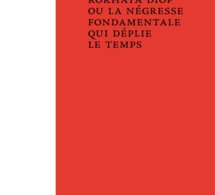 Abdoulaye Elimane Kane publie un nouveau roman "Moi, Rokhaya Diop ou la négresse fondamentale qui déplie le temps"