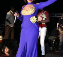 Viviane Chidid super craquante en robe bleue