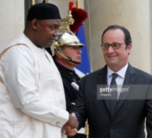 Coopération franco-gambienne: Les présidents François Hollande et Adama Barrow prévoient d’organiser un séminaire sur la justice transitionnelle à Banjul