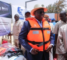 Le Président Macky Sall a inauguré le quai de pêche de Potou, dans la région de Louga