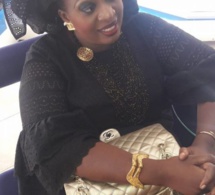 Toutane Diack, épouse de Cheikh Modou Kar à la cérémonie de dédicace du livre …