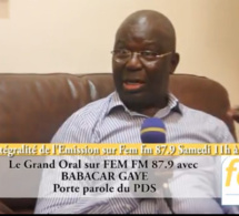 Babacar Gaye fait des révélations sur Karim Wade dans l'émission "Grand Oral"