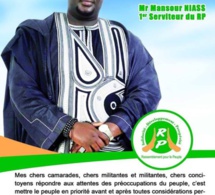 Législatives : le Rassemblement pour le Peuple répond favorablement à l’appel de Macky Sall pour une liste unique commune