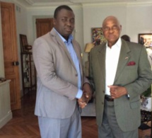 Bamba Fall reçu à Versailles par Me Abdoulaye Wade