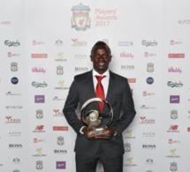 Sadio Mané meilleur joueur de la saison de Liverpool 2017
