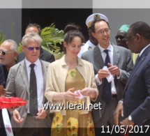 Inauguration de la salle de cinéma et de spectacle (Canal Olympia Teranga) par S.E Macky Sall