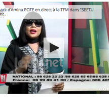 Vidéo: Le come-back d'Amina POTE en direct à la TFM dans l'émission "SEETU BI" Regardez...