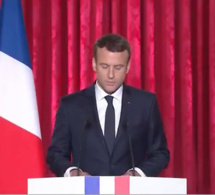 Premier discours d'Emmanuel Macron en tant que Président de la République Française