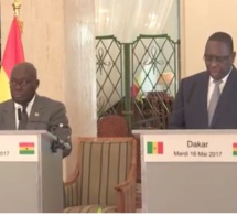 Les 17 points de convergence entre le Sénégal et le Ghana à l'issue de la visite de Son Excellence Nana Addo Dankwa Akufo-Addo