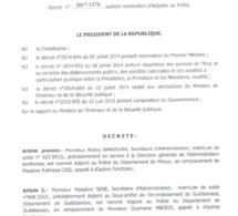 Décret n° 2017-1176 portant nomination d'Adjoints au préfet
