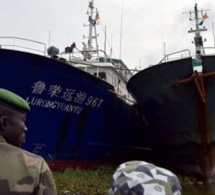 Sept bateaux chinois arraisonnés par la Marine sénégalaise