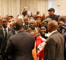 Macky Sall prend un bain de foule avec les Sénégalais de Belgique