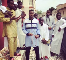 Diafra Sakho heureux en famille