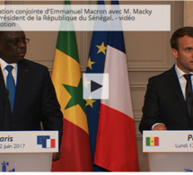 Emmanuel Macron : « Le Sénégal jouit d’une croissance remarquable qui démontre la solidité et l’attractivité de son économie »