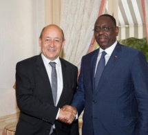 Coopération : Le ministre français de l’Europe et des affaires étrangères, Le Drian à Dakar le 15 juin 2017