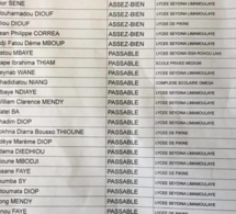 ( 06 Photos ) BAC 2017: Jury 1039 Lycée Seydina Limamoulaye de Guédiawaye voici la liste des candidats admis d’office