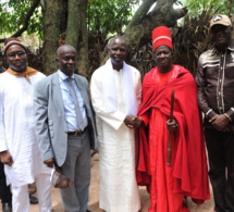 Le Premier ministre, Mahammed Dionne hôte du roi d'Oussouye, Simbiloumbay Diédhiou