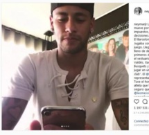 Le message d'adieu de Neymar aux supporteurs du Barça