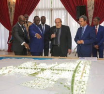 La maquette du projet de la cité des Affaires de l’Afrique de l’Ouest présentée au Président Macky Sall
