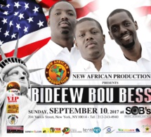 Bideew Bou Bess concert at S.O.B.'s in New York on Sunday, September 10.