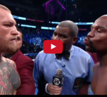 Vidéo et photos : Floyd Mayweather vainqueur sur Conor McGregor, l’arbitre arrête le combat