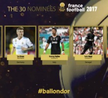 Ballon d’Or 2017 : Sadio Mané parmi les 30 nominés