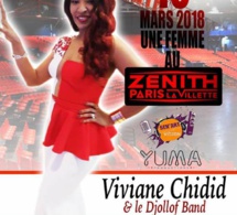 Le Zenith de Paris accueille pour la première un artiste Sénégalaise: Le challenge de Viviane, le 10 Mars 2018