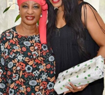 Viviane Chidid invitée chez le couple de l'ex président de la Cote d' Ivoire Henri Kona Bédié et sa femme.