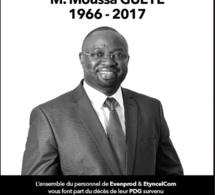 Le corps du producteur de la série "IDOLE",Moussa Gueye arrive ce mardi à Dakar l'enterrement prévu le mercredi.