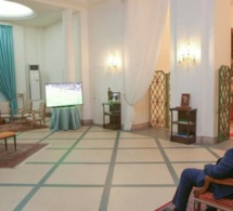 Vidéo: Afrique du Sud Vs Sénégal (0-2): le président Macky Sall jubile après leur qualification.