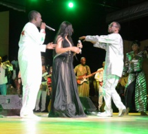Viviane Chidid hot et sexy enflamme le Grand Théâtre avec Youssou Ndour avant première Bercy.
