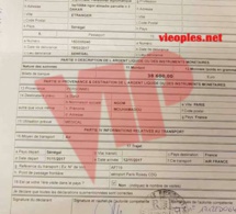Farba Ngom avait dans ses bagages 38.600 euros (Document)