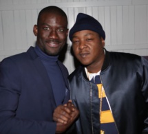 Le reporter photographe Gomis des usa en compagnie de Jada Kiss le rappeur Americain.