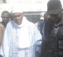 Arrivée de Me Abdoulaye Wade à Léona Niassène