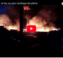 Incendie infernal au parc Lambaye de Pikine
