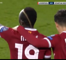 Vidéo – Liverpool: Le doublé de Sadio Mané face au Spartak Moscou