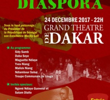 NUIT DE LA DIASPORA, avec l'association Chapacholy au Grand theatre ce 24 Décembre.