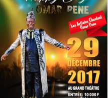 HAPPY DAY: Les artistes chantent Omar Pen ce 29 décembre au Grand Théatre.