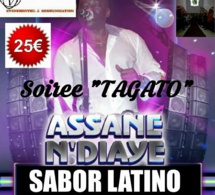 Soirée "TAGGATO" avec Assane Ndiaye le 01Janvier à TORINO en Italie.