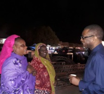 Youssou Ndour et des fans la veille du Gran Bal