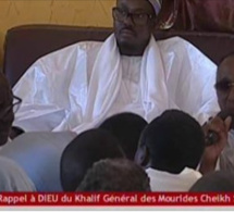Vidéo – Touba: Discours émouvant de Serigne Bassirou Abdou Khadre Mbacké