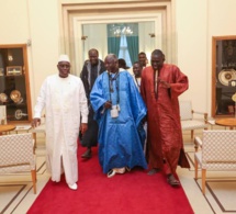 Serigne Cheikh Ndiguel Fall a rendu visite à Macky Sall