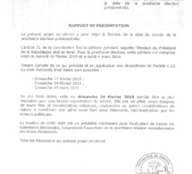 Décret n°2018-253 portant fixation de la date de l'élection présidentielle 2019 (Officiel)