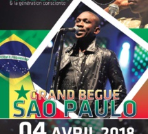 Le "GRAND BÉGUÉ" AU BRESIL: Pape Diouf à Sao Paulo le 04 avril pour fêter l'indépendance du Senegal