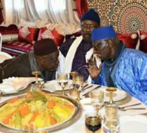 Le Khalife général des Tidjanes, Serigne Babacar Sy Mansour, hôte du roi du Maroc, sa Majesté le roi Mouhamed VI
