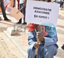 Les premières images de la la Grande marche de l'opposition ce vendredi 09 février 2018