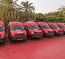 Macky Sall réceptionne dans son Palais des véhicules pour la Police et les Sapeurs-pompiers