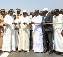 Macky Sall a inauguré la route de 42 km Fatick-Kaolack pour 16,4 milliards FCFA